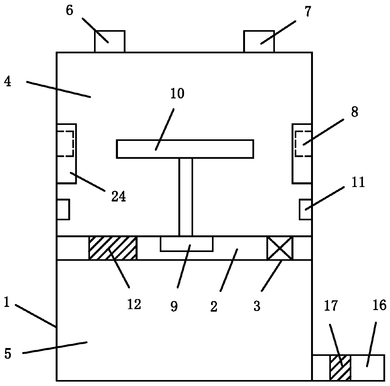 Water-fertilizer integration rapid fertilizer dissolving device and control method thereof