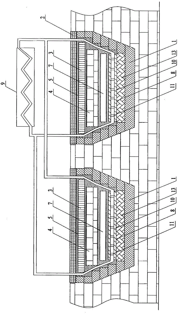 Thermal protection type coke oven waste heat power generation system based on power source adjustment circuit