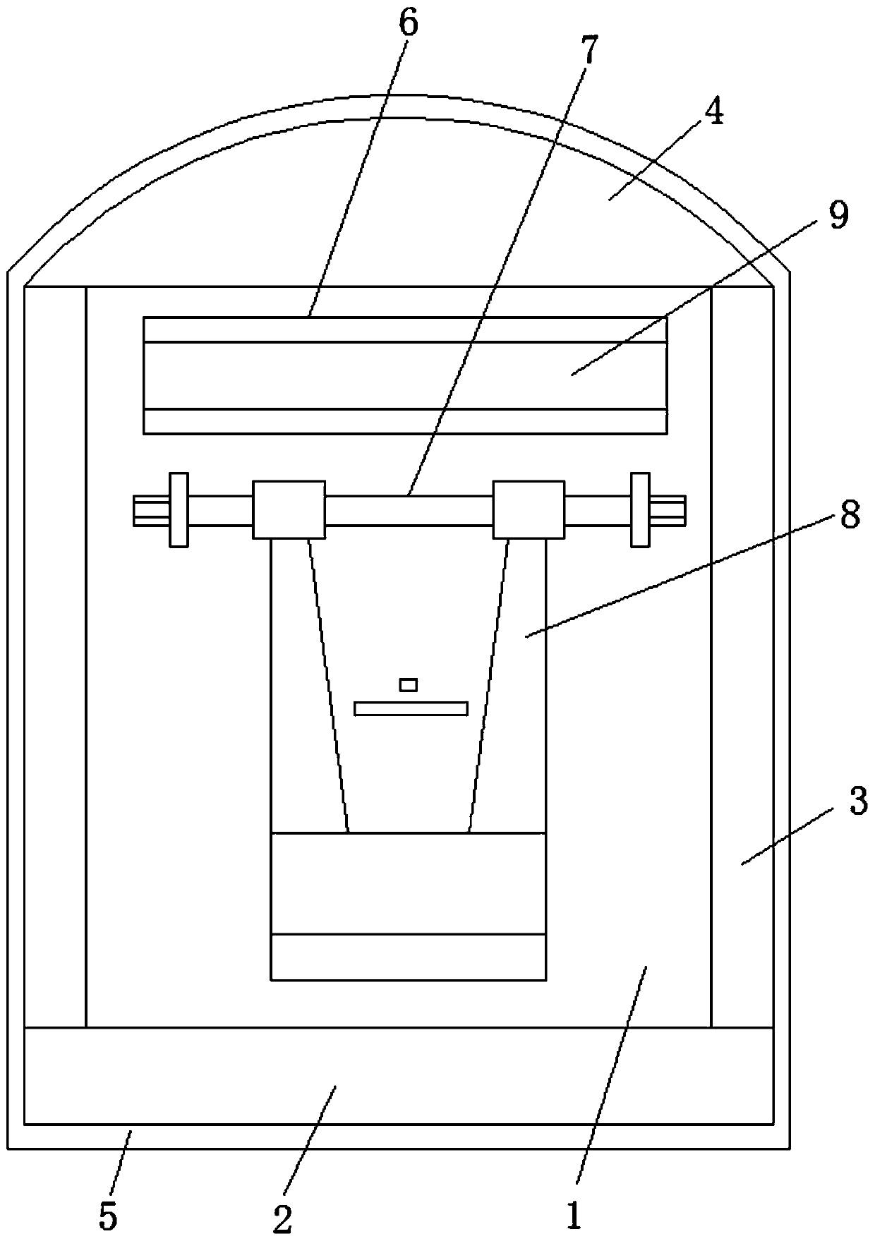 A body-controlled physical exercise sliding machine for water entertainment of armless disabled persons