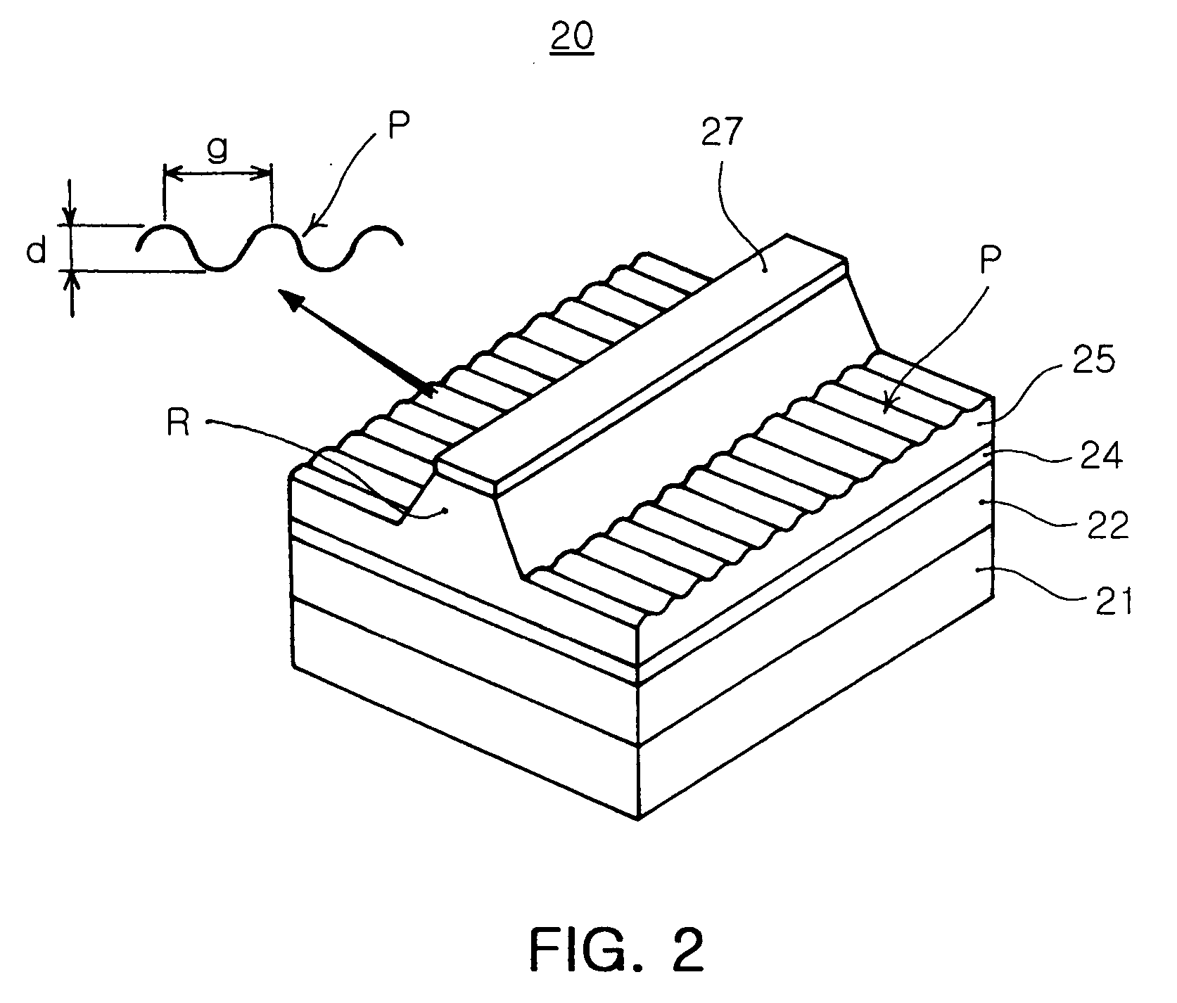 High power single mode semiconductor laser device and fabrication method thereof