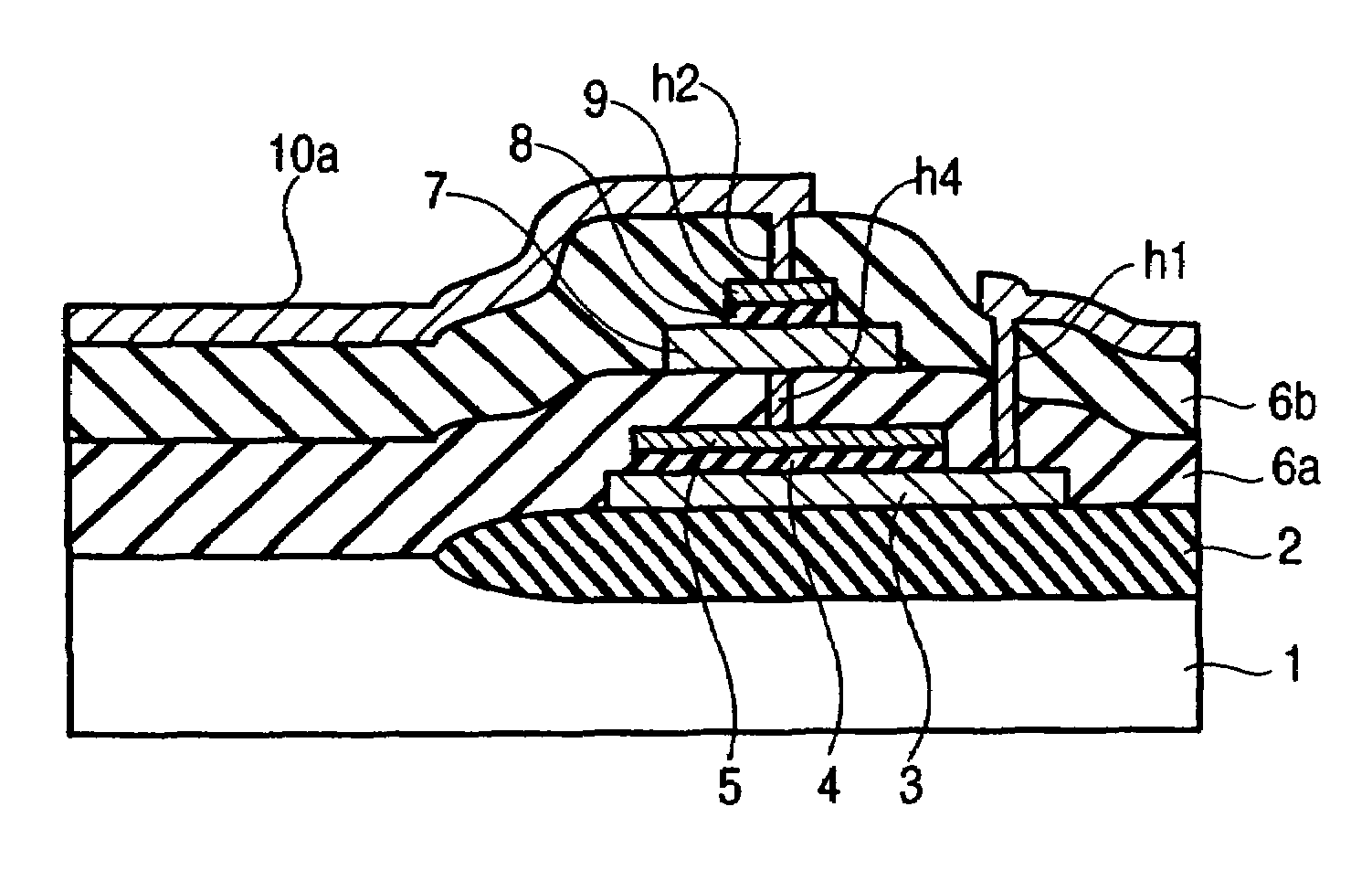 Semiconductor device having ferroelectric substance capacitor