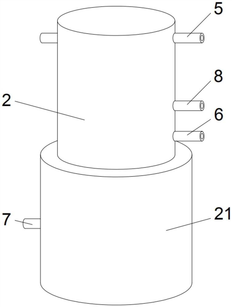 Energy tower refrigerant regeneration system based on air energy recovery