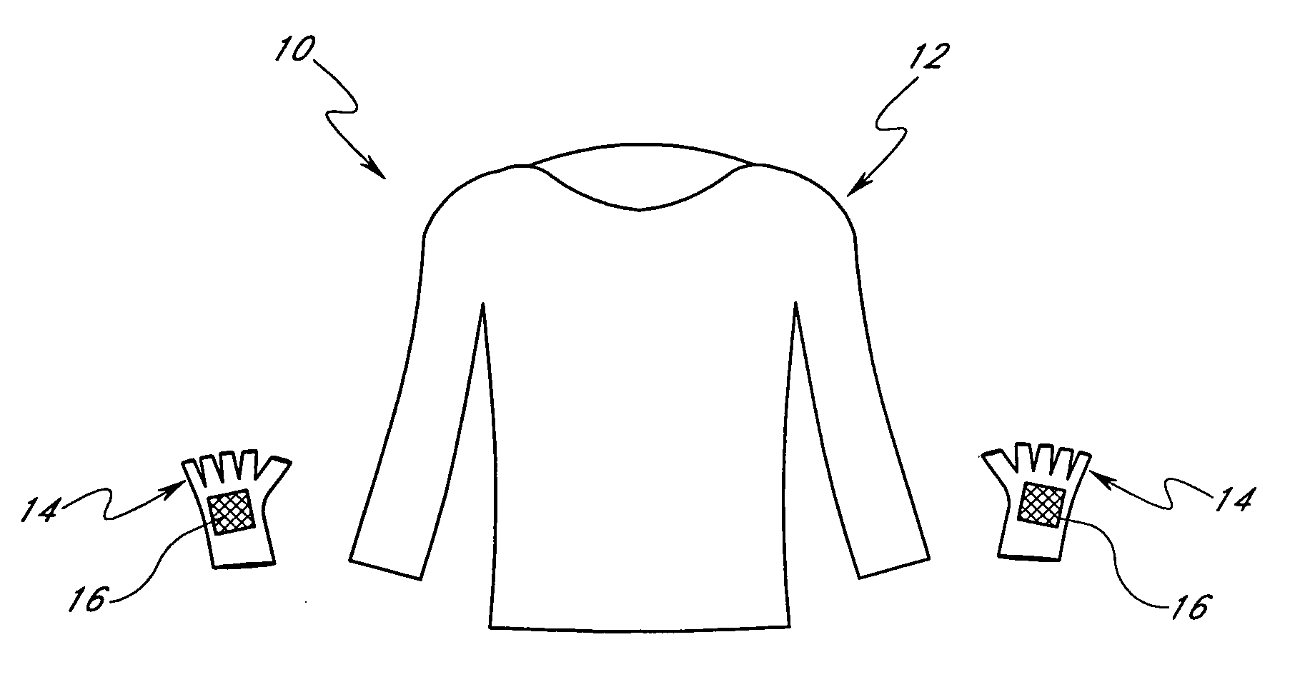 Garment for preventing muscle strain