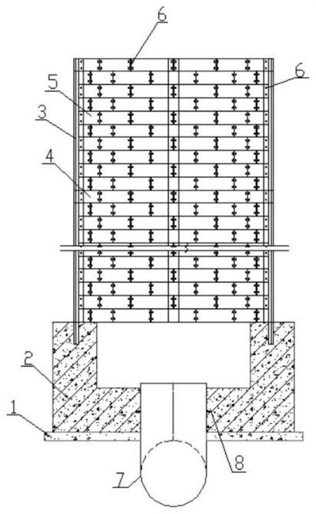 Tailing pond transition flood drainage method and system