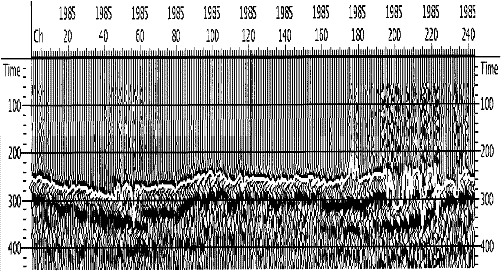 Method for increasing automatic pickup efficiency of geological data first-motion waves