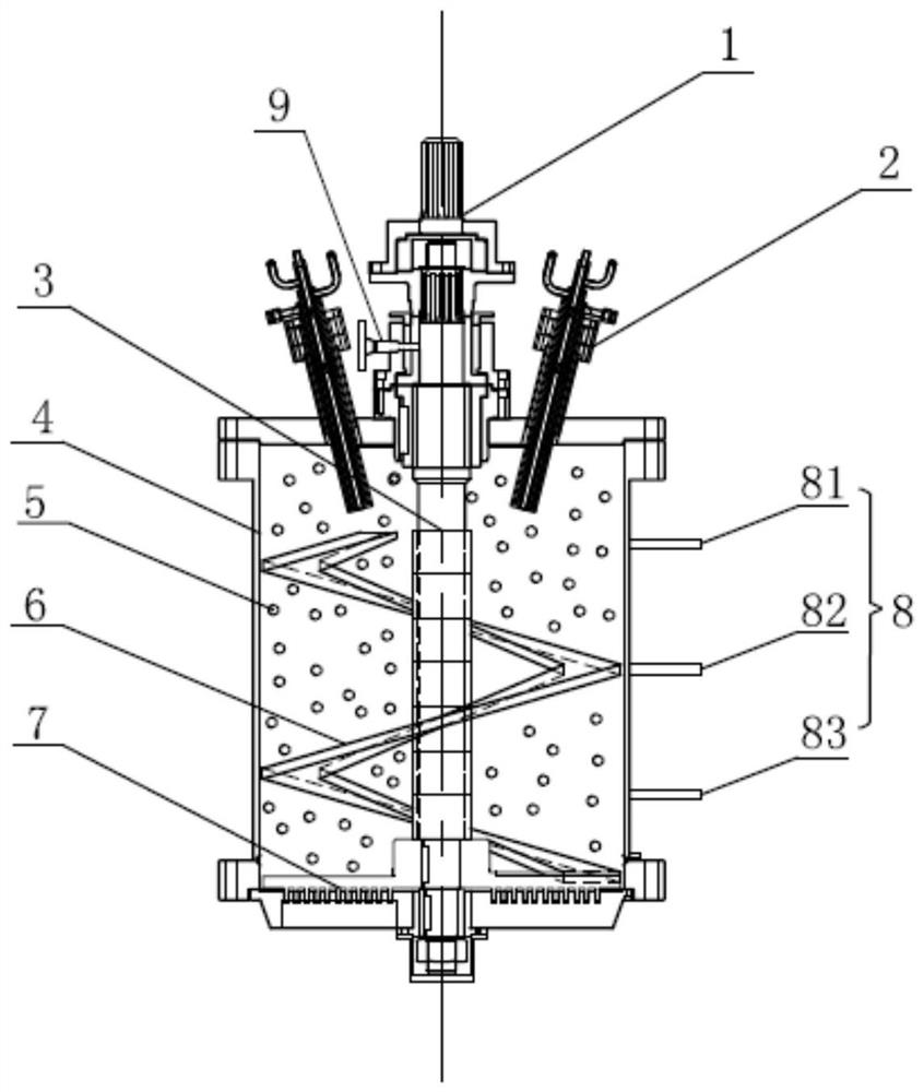 Ball-milling type pyrolysis activation furnace