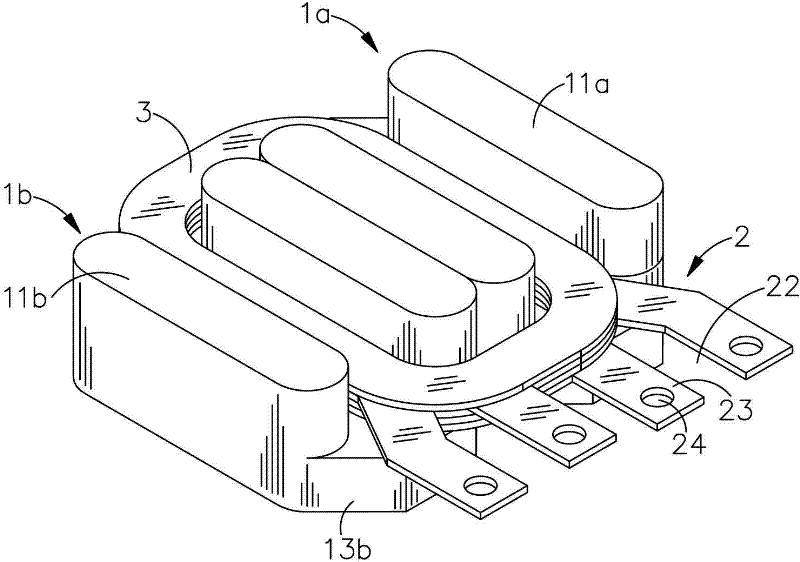 Building-block-combined-type high power transformer