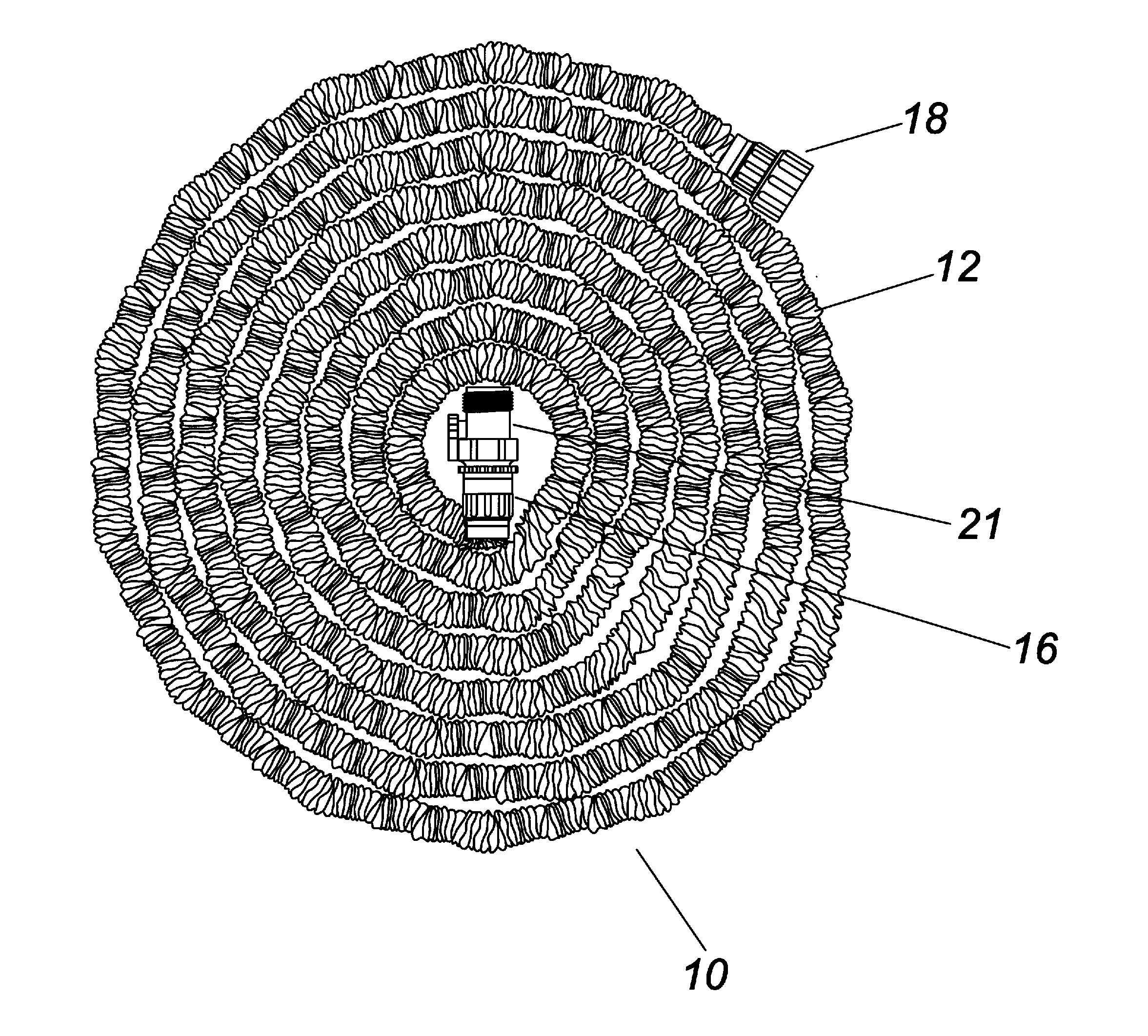 Expandable garden hose