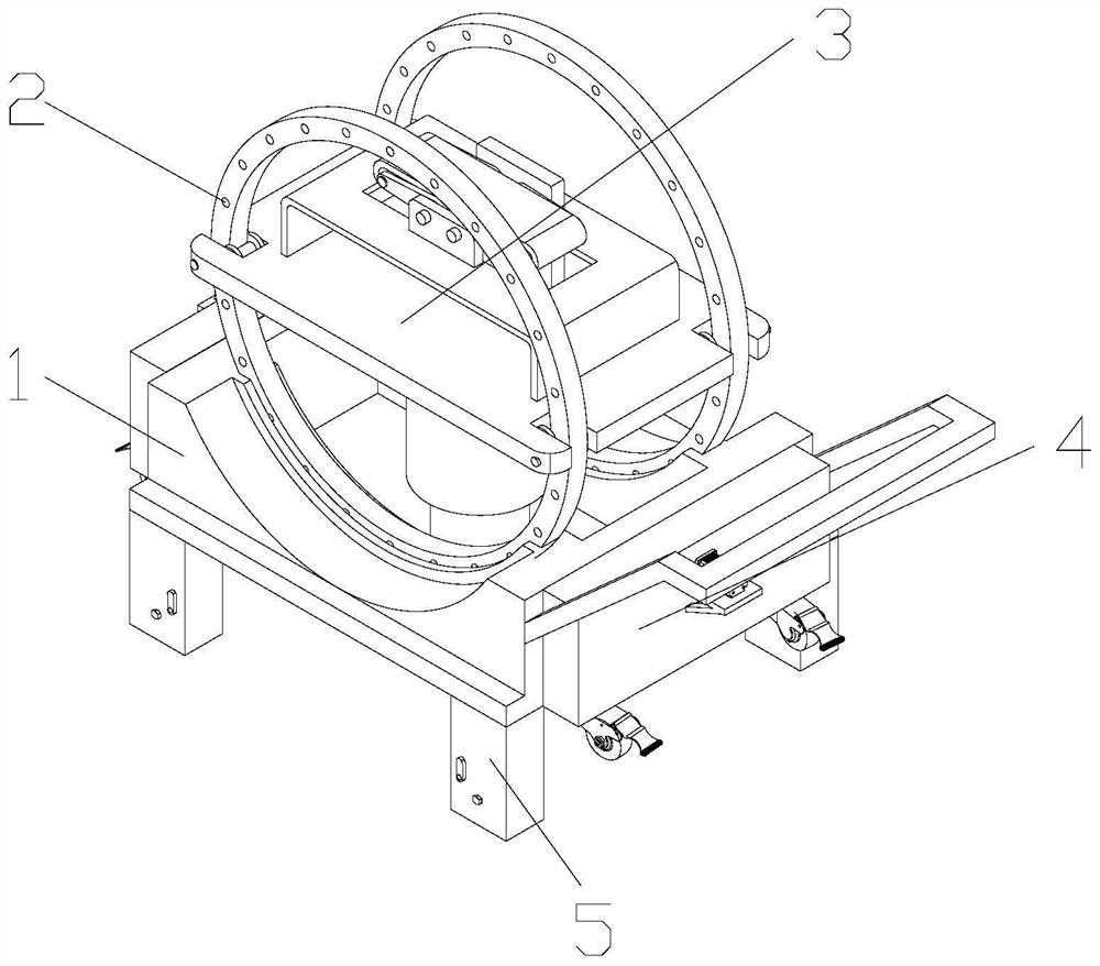 A compacting device for electric power construction