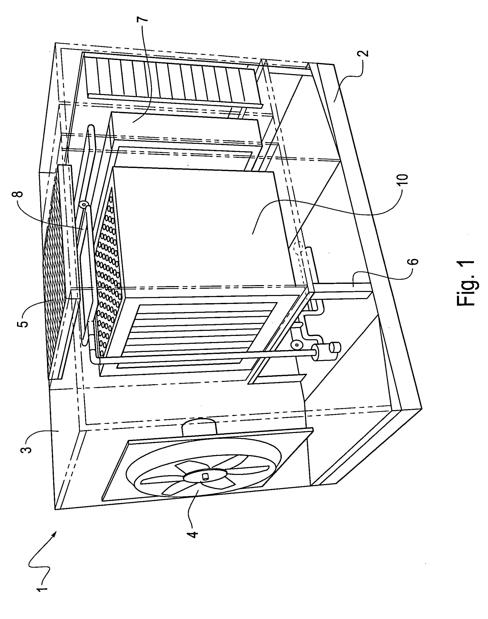 Indirect evaporative cooling heat exchanger