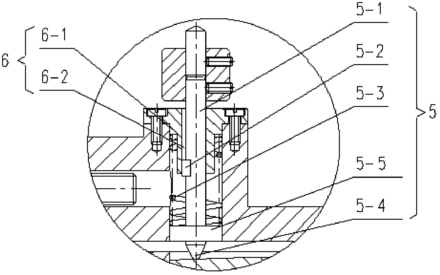 Profiling grinding wheel dressing device for surface grinder