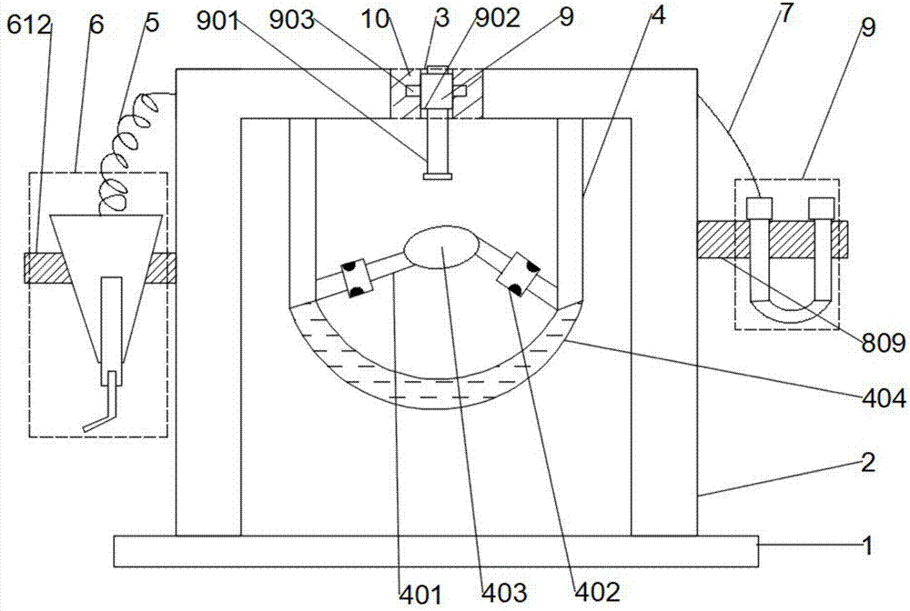 Tooth extraction auxiliary device for stomatology