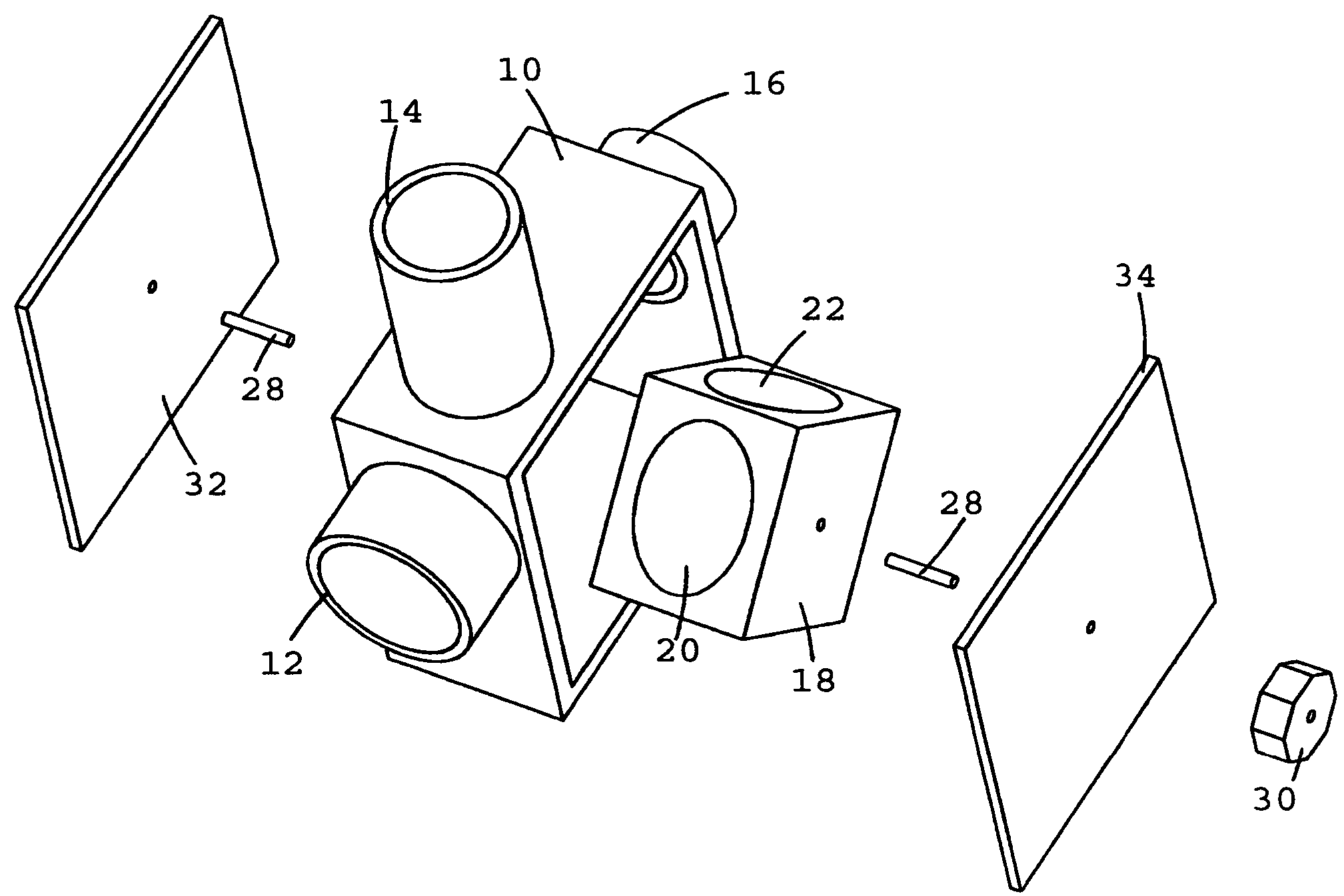 Combined optical fiber wheel, beamsplitter, switch, and logic gate