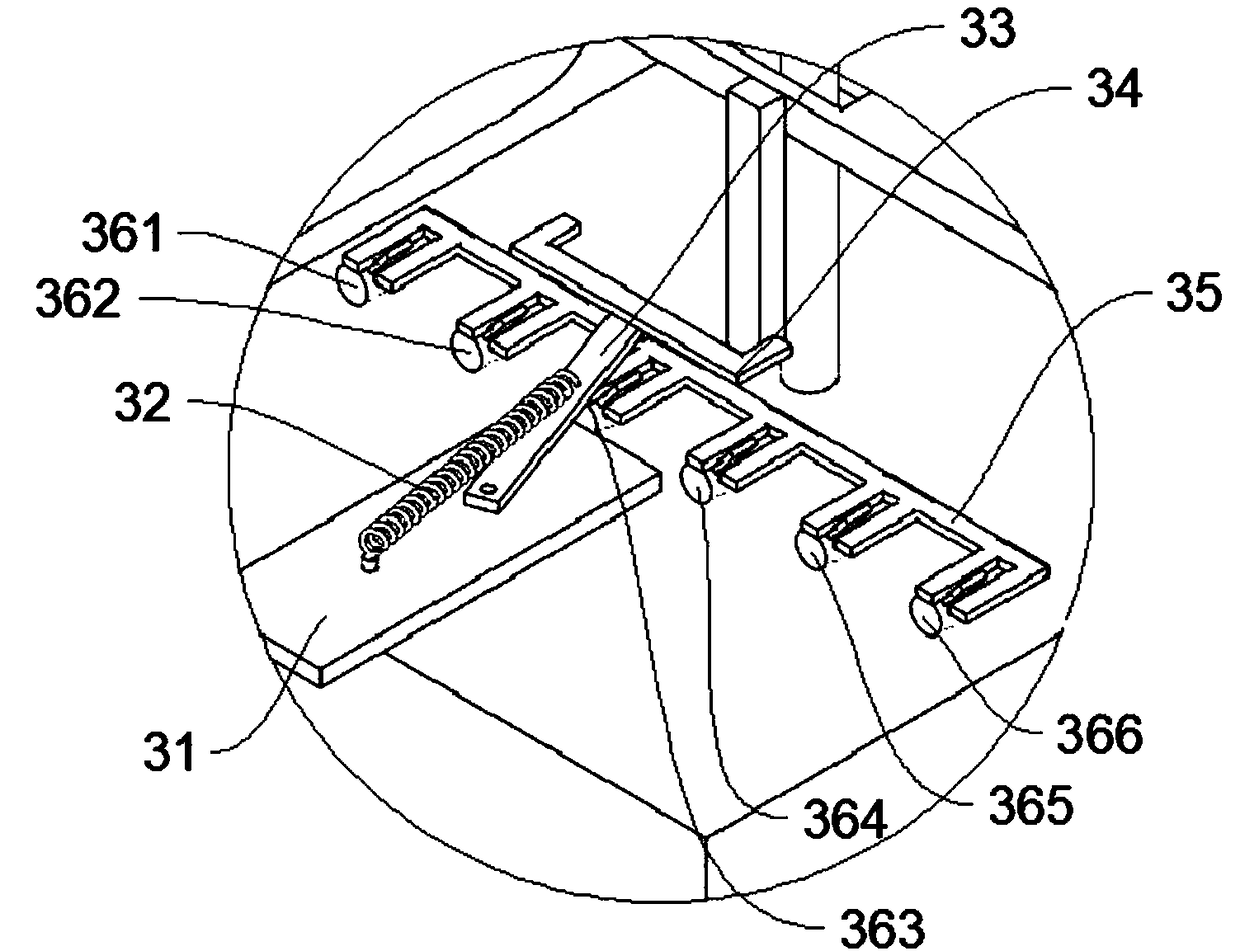 Seesaw type iron cylinder high-lift air compression water conveying device