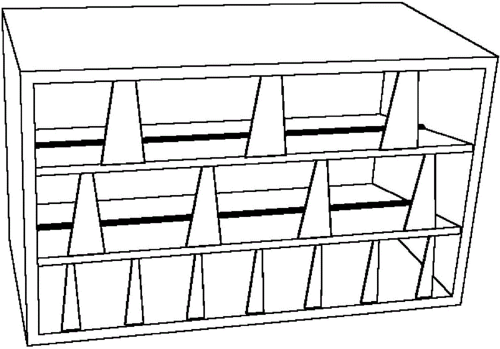 Adjustable wedge roughness element combined system capable of acquiring incoming wind for experiment