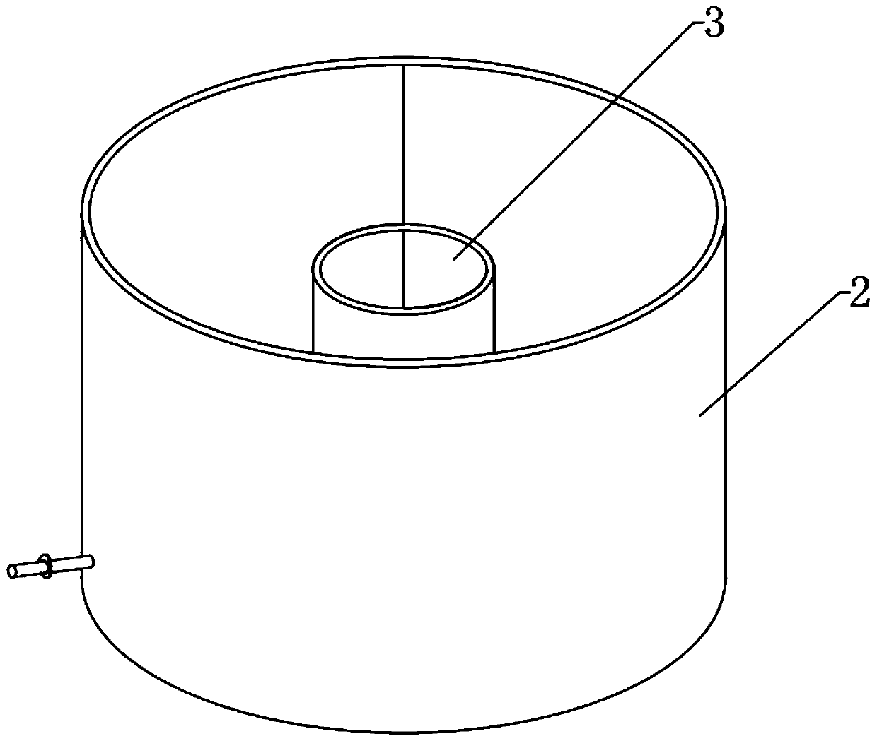 Rotary laminated scum adsorption device applied to sewage treatment