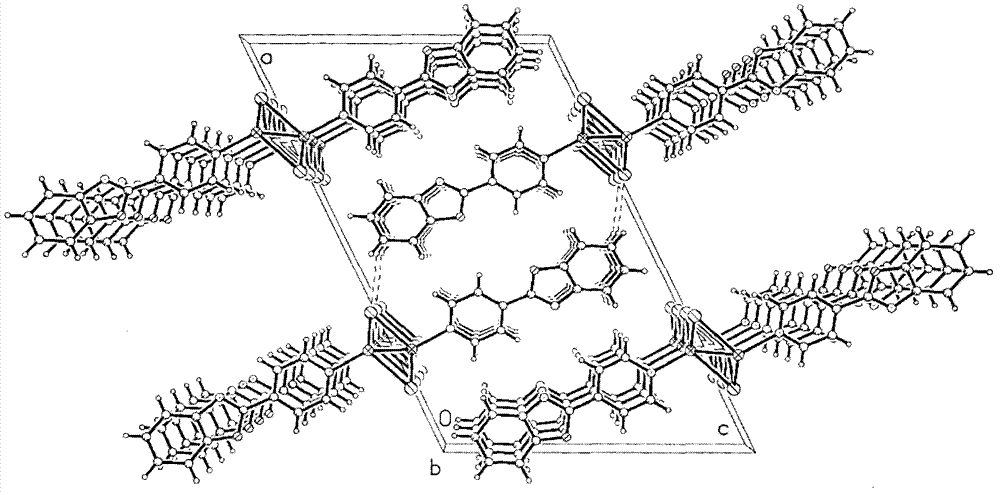 Luminescent material of cuprous iodide complex and preparation method thereof