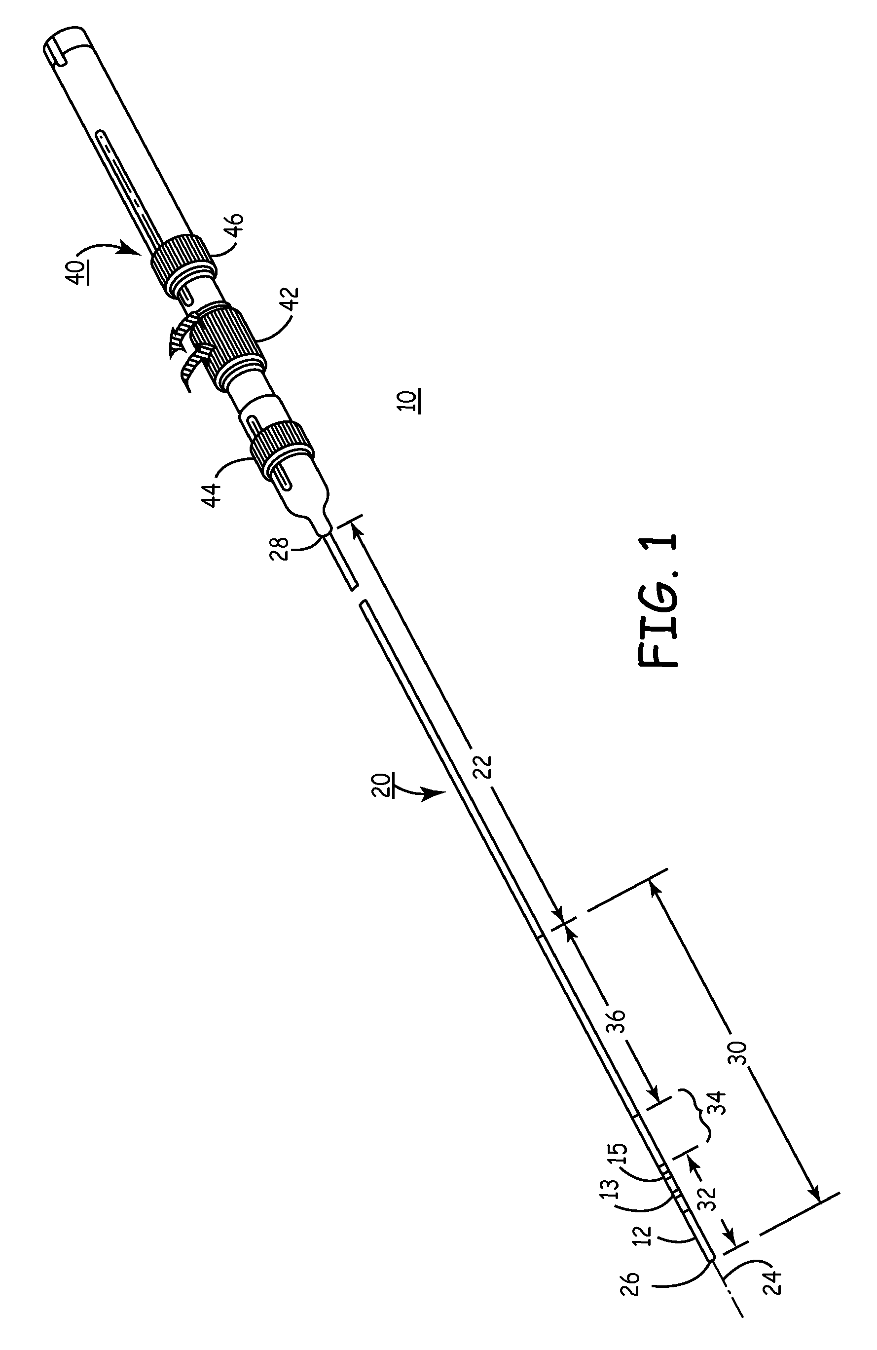 Trans-septal catheter with retention mechanism