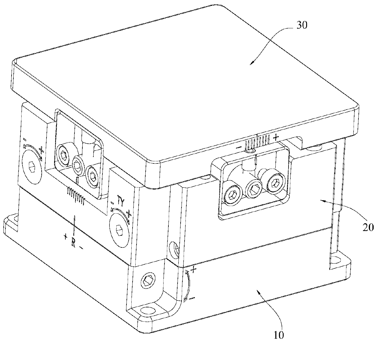 Five-axis micro sliding table