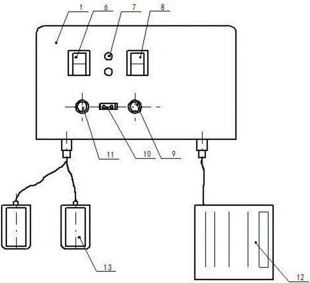 Variable-frequency bioelectric pulse diabetes physiotherapeutic instrument