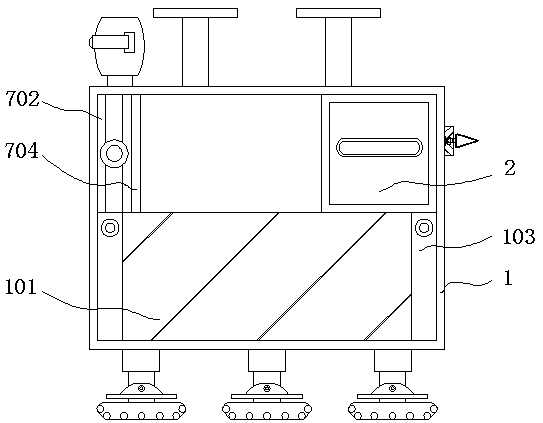 AI interactive type life detecting robot capable of adapting to complex environment and used for rescue