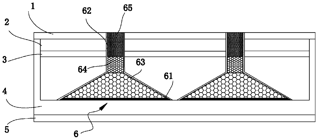 A fire-proof and heat-insulating hollow board for a building