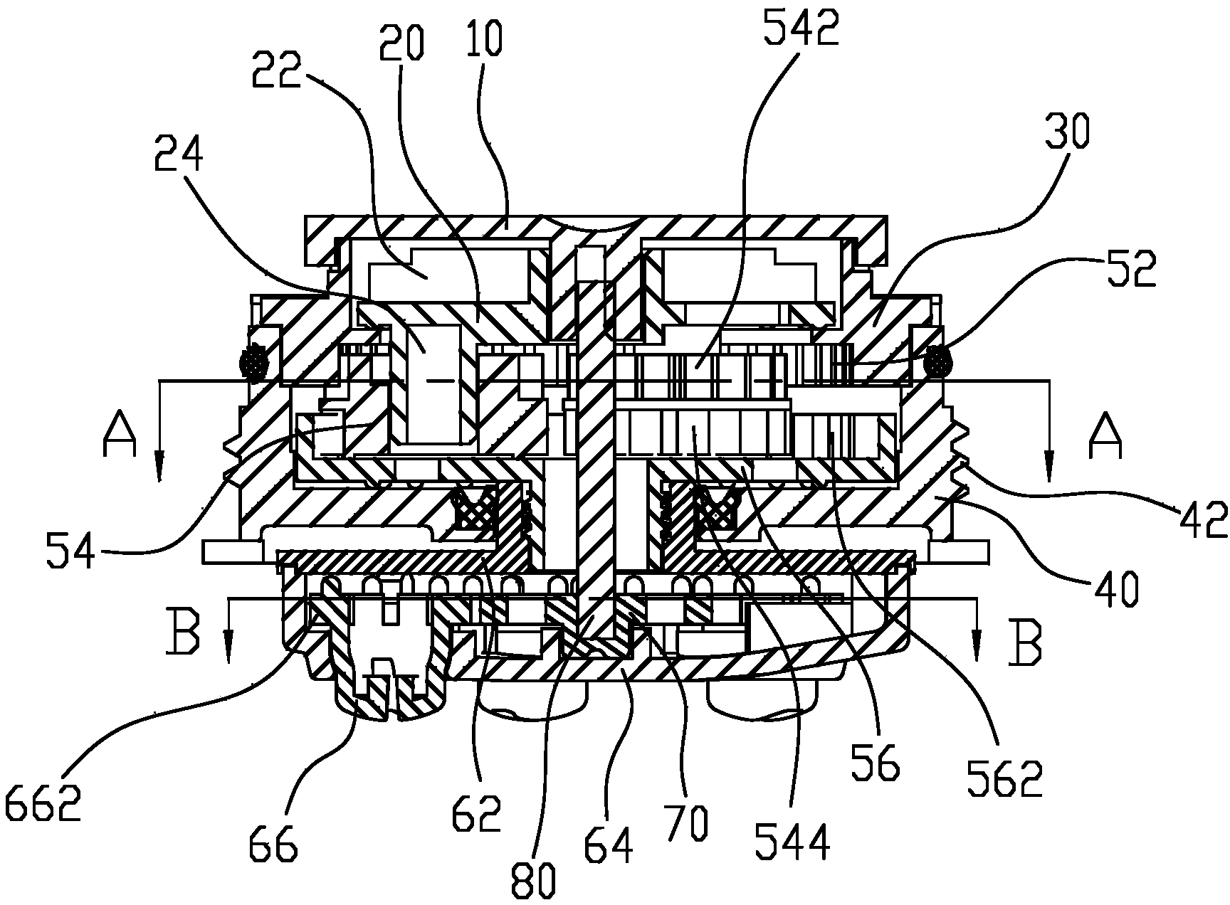 Rotary shower nozzle