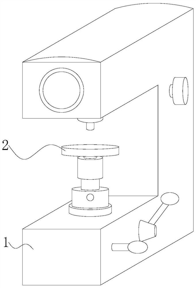 Mold measuring device with protection function