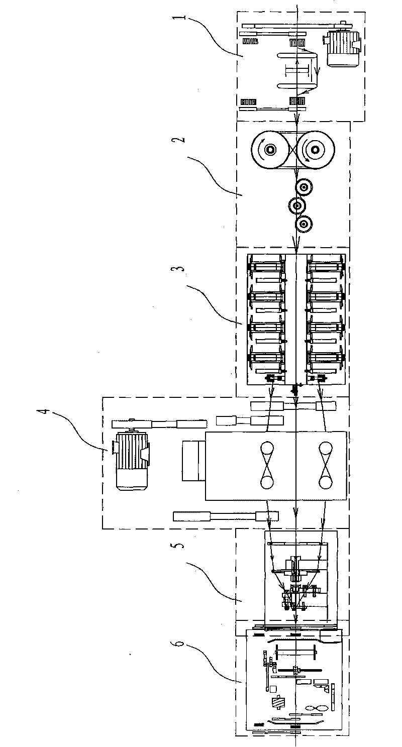 Double twisting rope laying machine