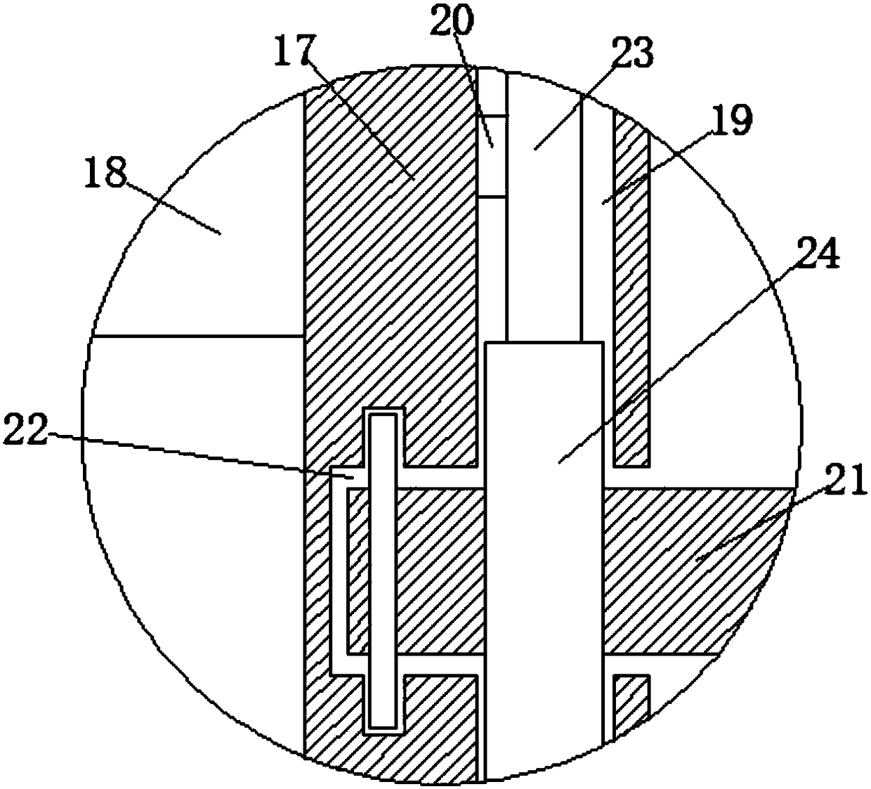 Cutting device for plastic product