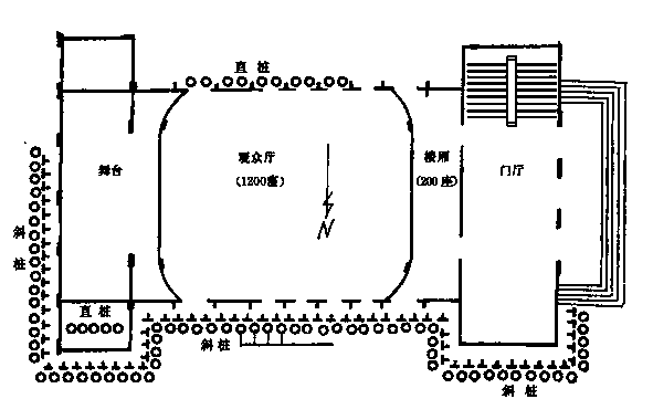 Given force variable stiffness discrete material pile ramming and expanding machine and application thereof