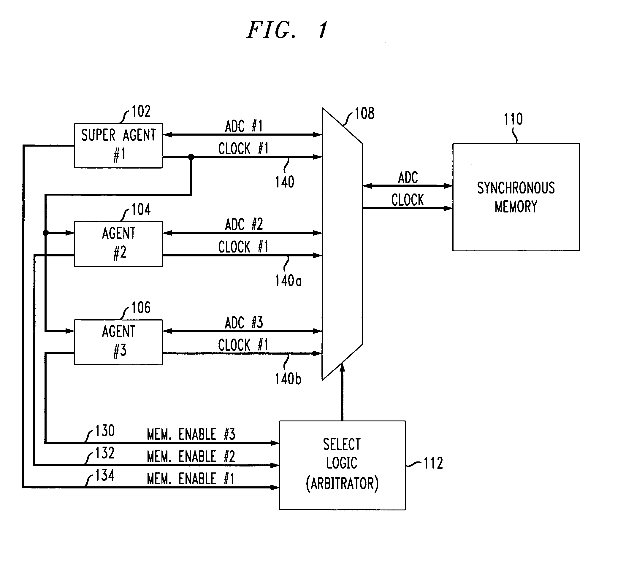 Dynamic partitioning of memory banks among multiple agents