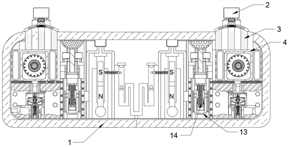 Water inlet device of buried sewage treatment system