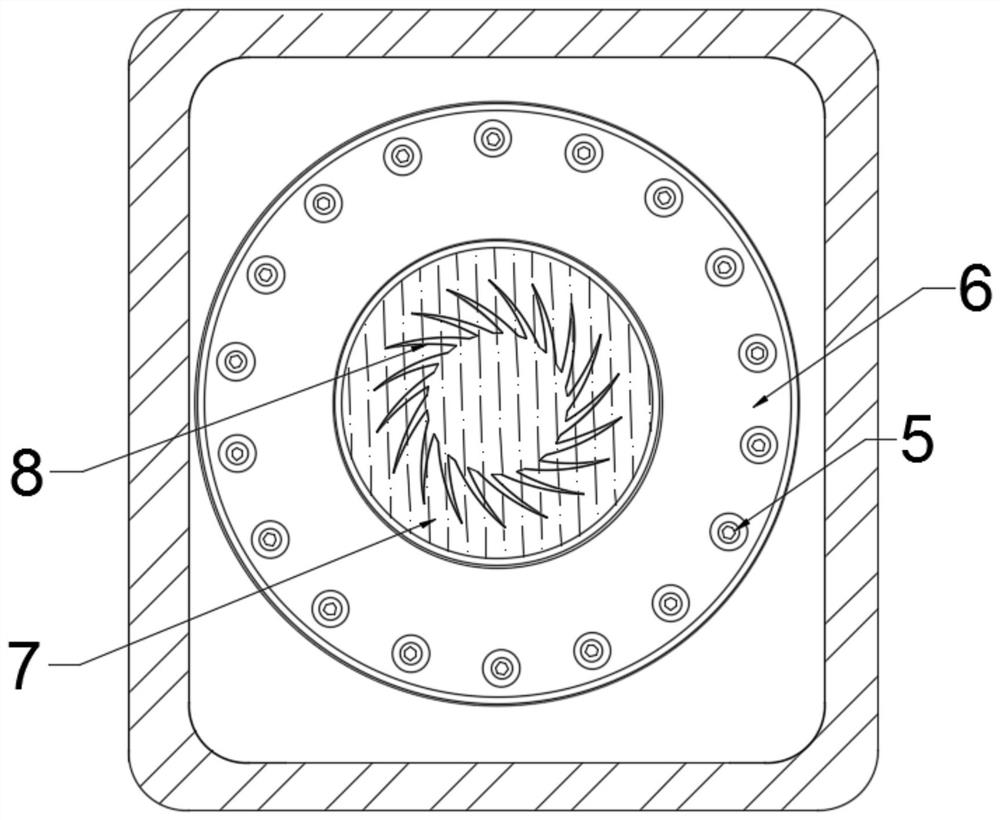 Water inlet device of buried sewage treatment system