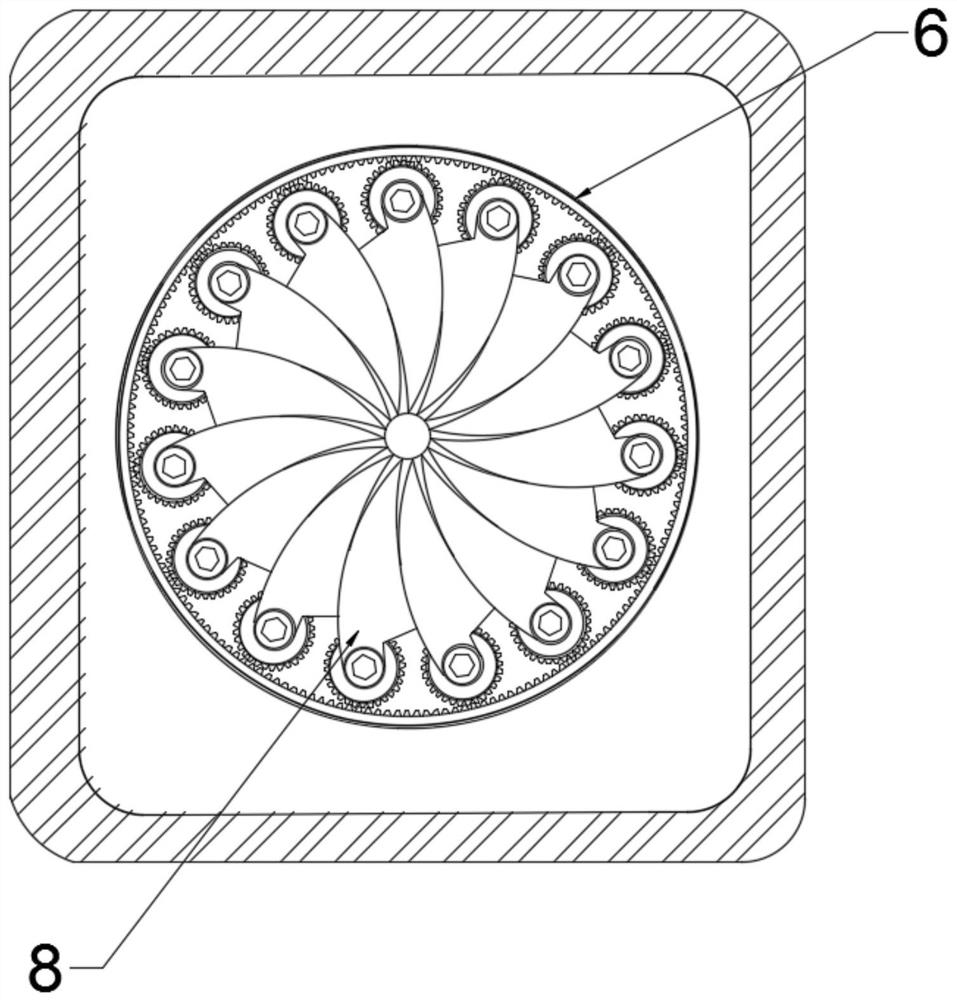 Water inlet device of buried sewage treatment system