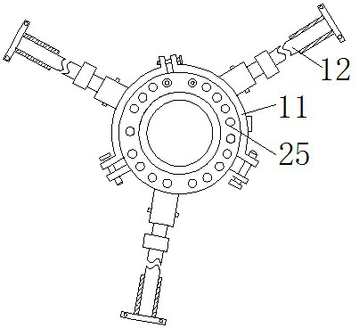 A plant water collection device for urban planning using rainwater gravity discharge and its use method