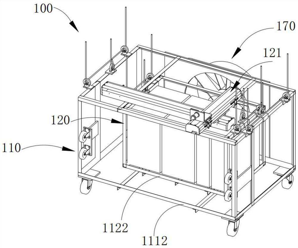 Split hanging basket device