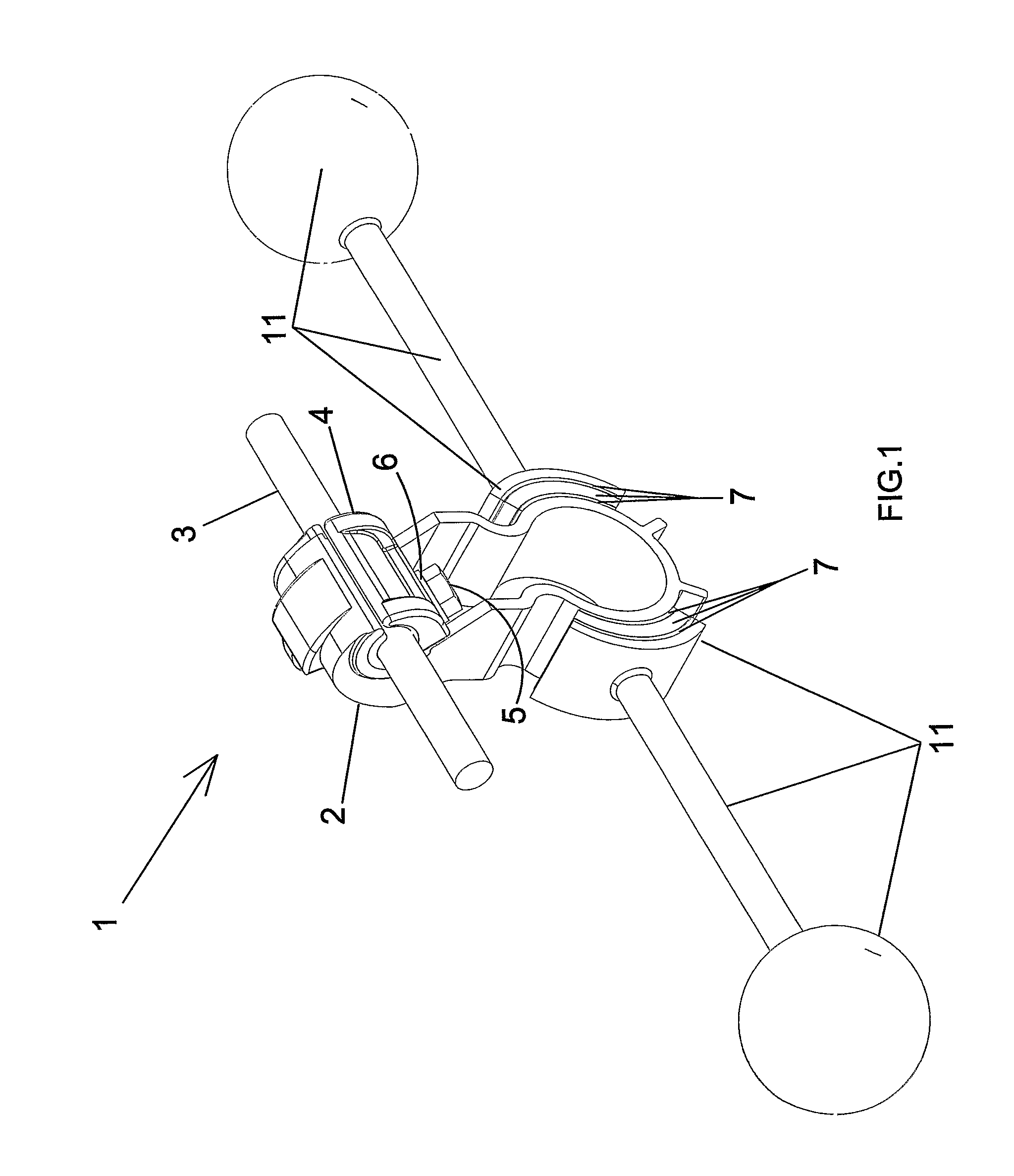 Device for dynamically neutralizing vibrations in single cable overhead power transmission lines