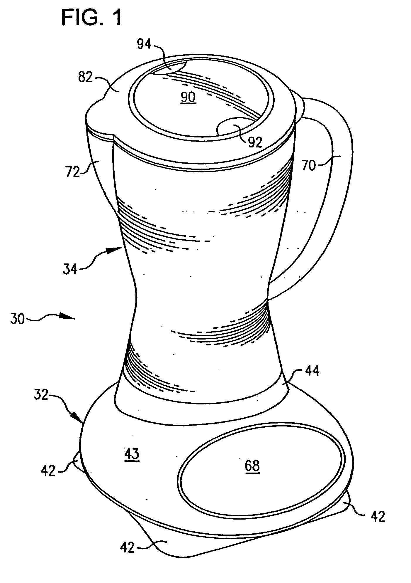 Blender base with food processor capabilities