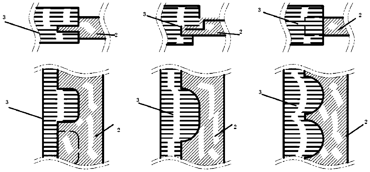 Ceramic composite middle frame of mobile terminal and preparation method thereof