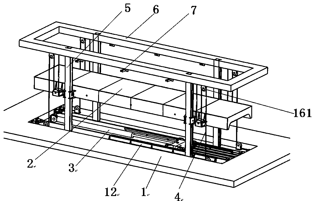 Bus lifting device