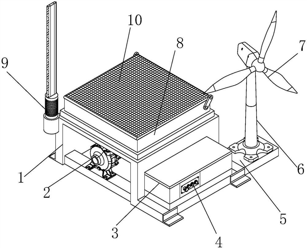 New energy water pump structure based on wind-solar complementation