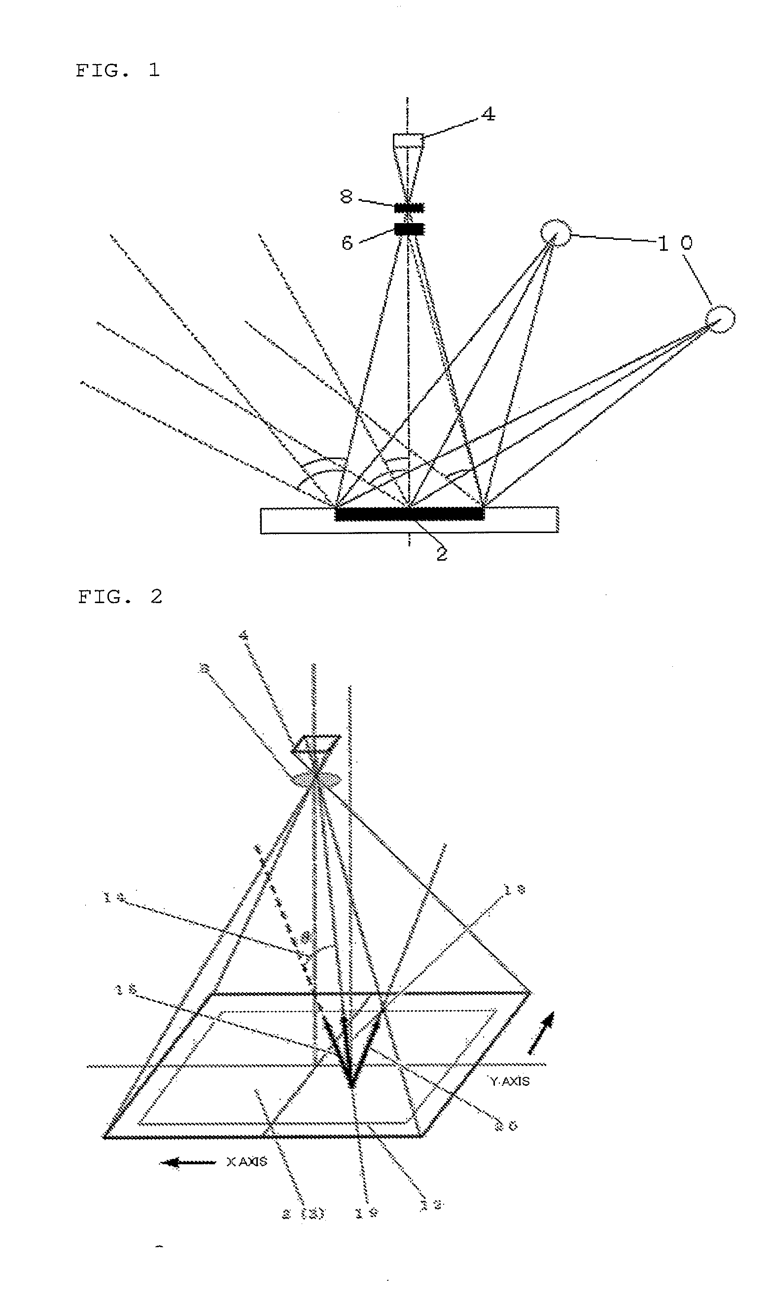 Multi-angle spectral imaging measurement method and apparatus