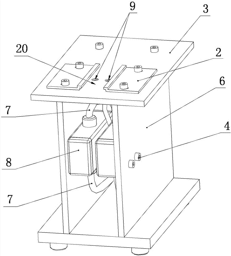 Thread end blowing-straightening device of micro motor coils