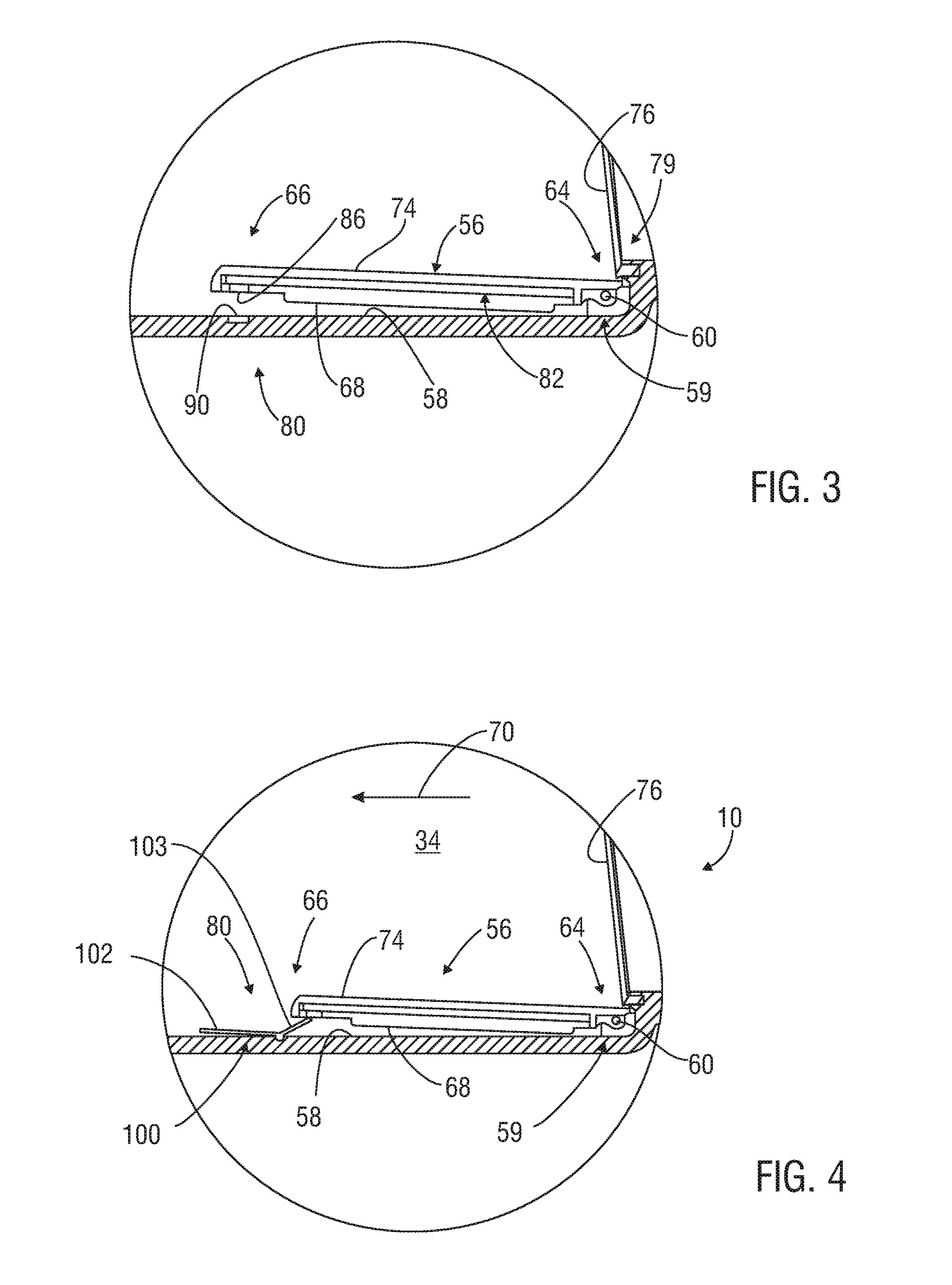 Normally-open backwater valve with suspended flapper