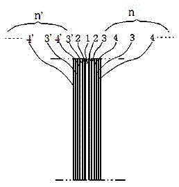 Super wide band cut-off long-wave-pass filter optical film and production method thereof