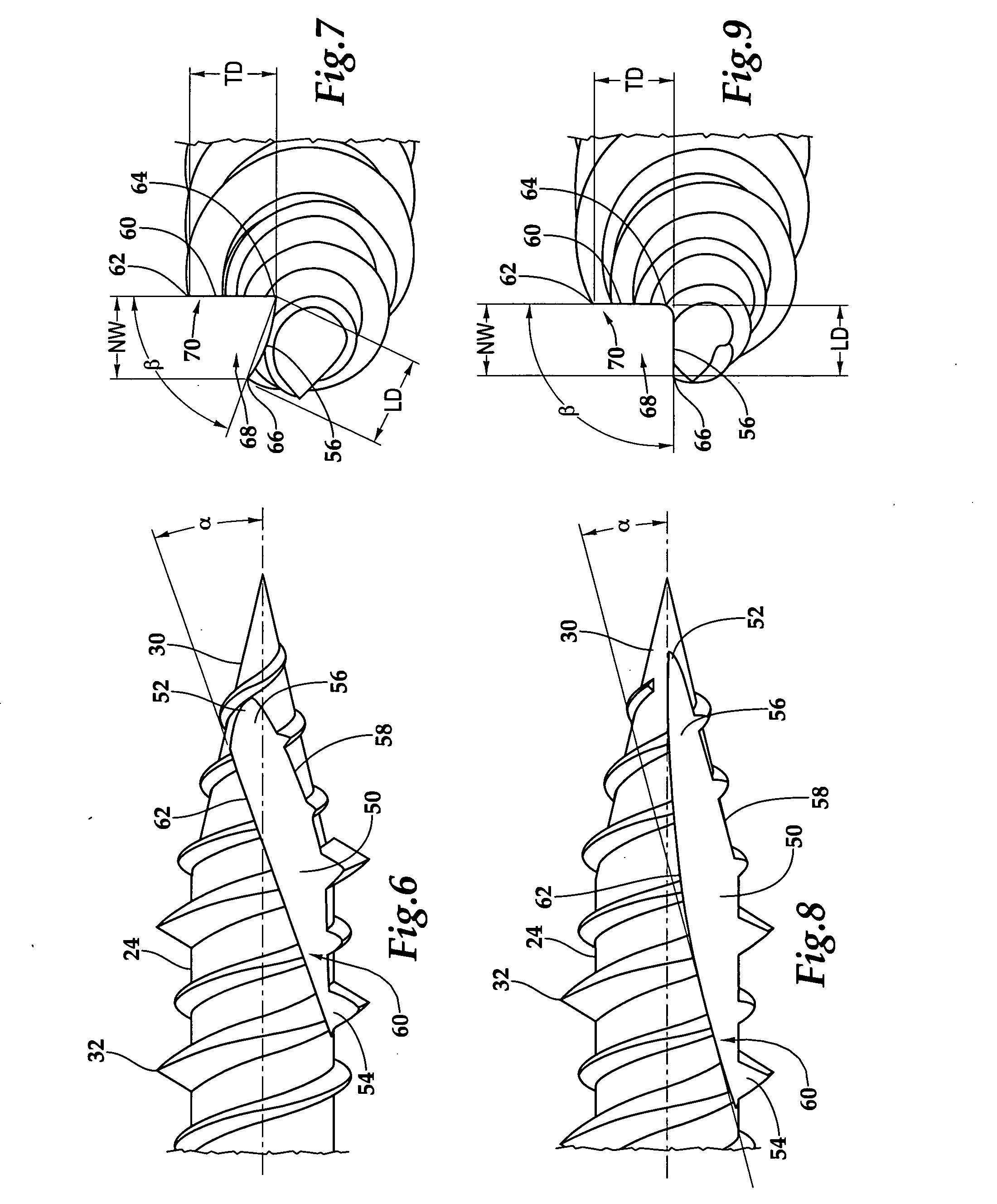 Fastener with Shaving Inhibitor