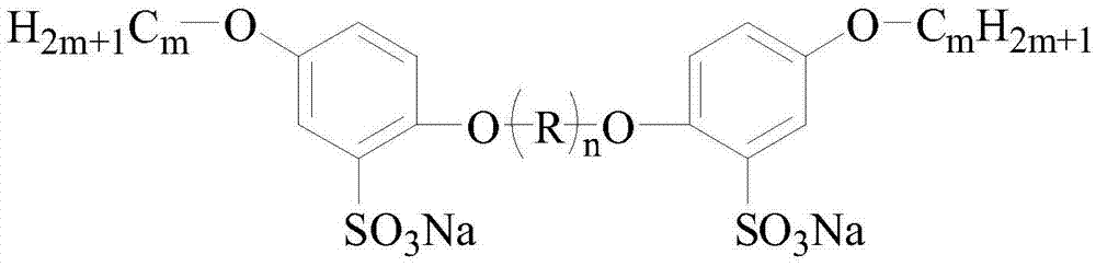 Sulfonate-type anion dimeric surfactant and preparation method thereof