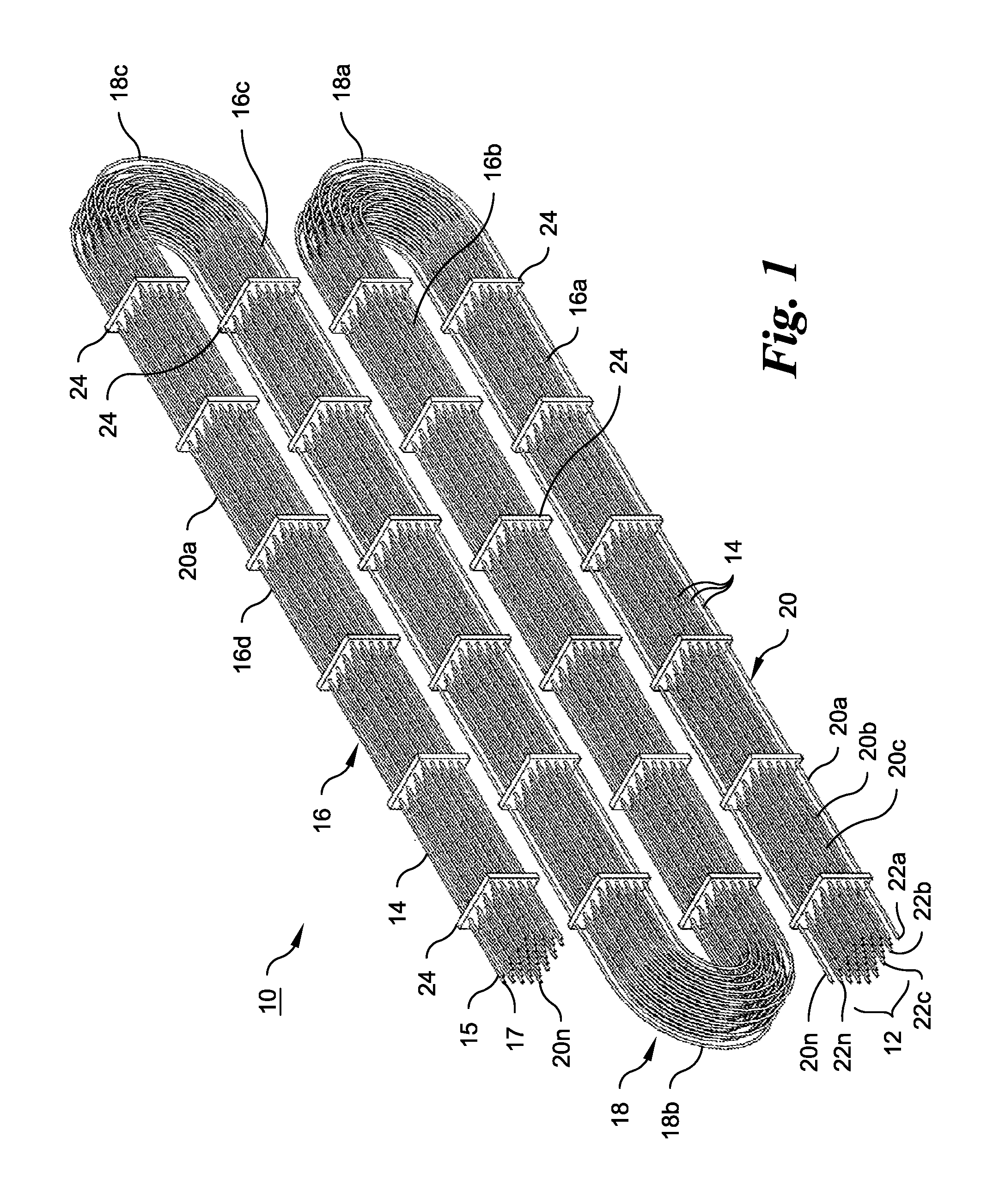 Polymeric coil assembly and method of making the same