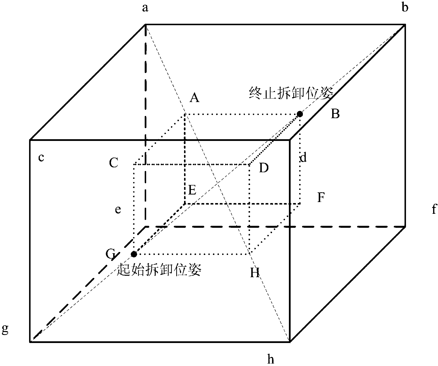 Method and device for solving disassembling path of product pipe piece